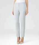 Reiss Reale Trouser - Womens Relaxed Tailored Tousers In Blue, Size 6