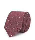 Reiss Kesher - Mens Polka Dot Silk Tie In Red