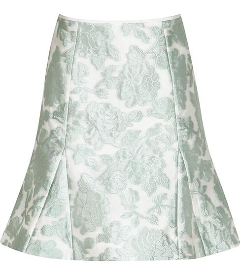 Reiss Tulip Jacquard Skirt