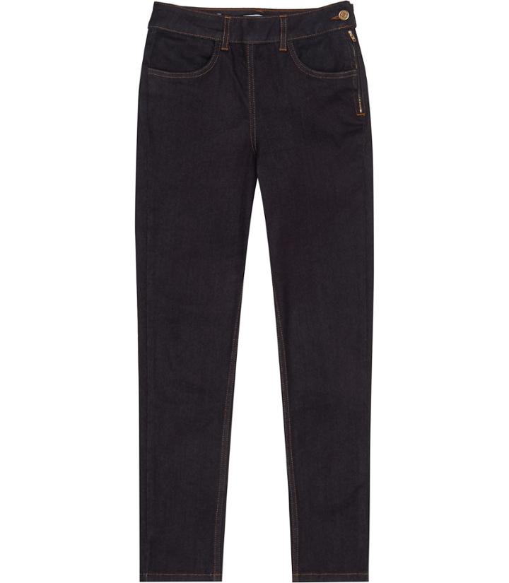 Reiss Hedy - Womens High-rise Cropped Jeans In Blue, Size 24