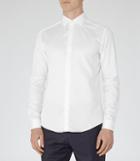 Reiss Jupiter - Mens Concealed Placket Shirt In White, Size S