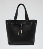 Reiss Enza - Womens Large Leather Shopper In Black, Size One Size