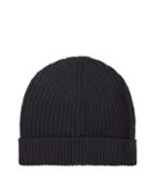 Reiss Milton - Mens Ribbed Beanie Hat In Blue