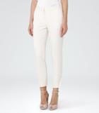 Reiss Tori - Tailored Trousers In White, Womens, Size 4