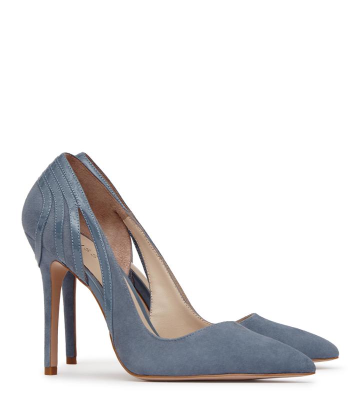 Reiss Chlo - Womens Suede And Patent-leather Shoes In White, Size 3