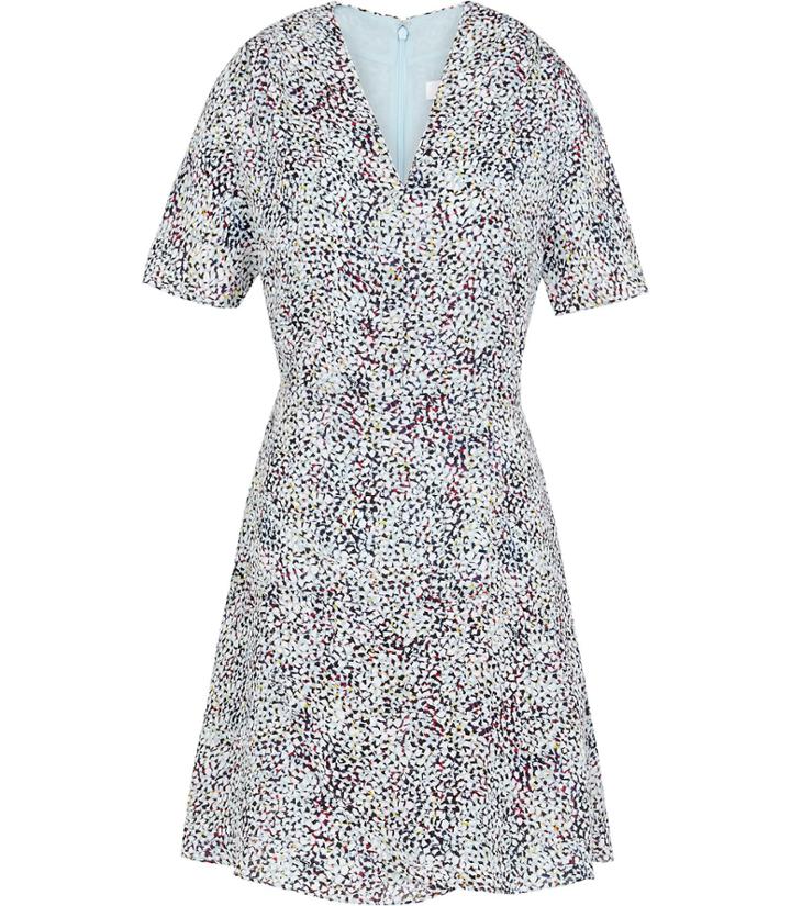 Reiss Prose - Womens Printed Dress In White, Size 4