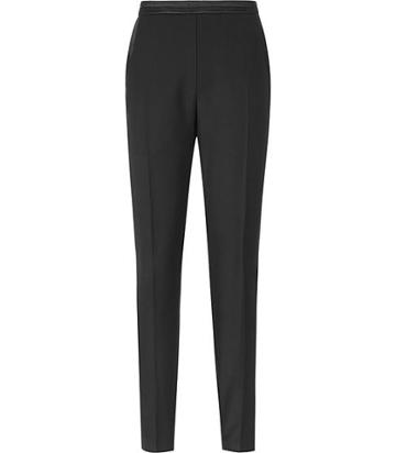 Reiss Serge Satin Trim Tailored Trousers