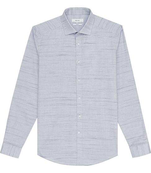 Reiss Roots Broken Stripe Shirt