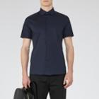 Reiss Redmayne - Mens Short Sleeve Shirt In Blue