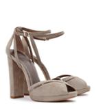 Reiss Elvi - Block-heel Platform Shoes In Brown, Womens, Size 6