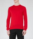 Reiss Hart - Mens Merino Wool Jumper In Red, Size M