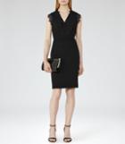 Reiss Joelie - Womens Lace-top Dress In Black, Size 8