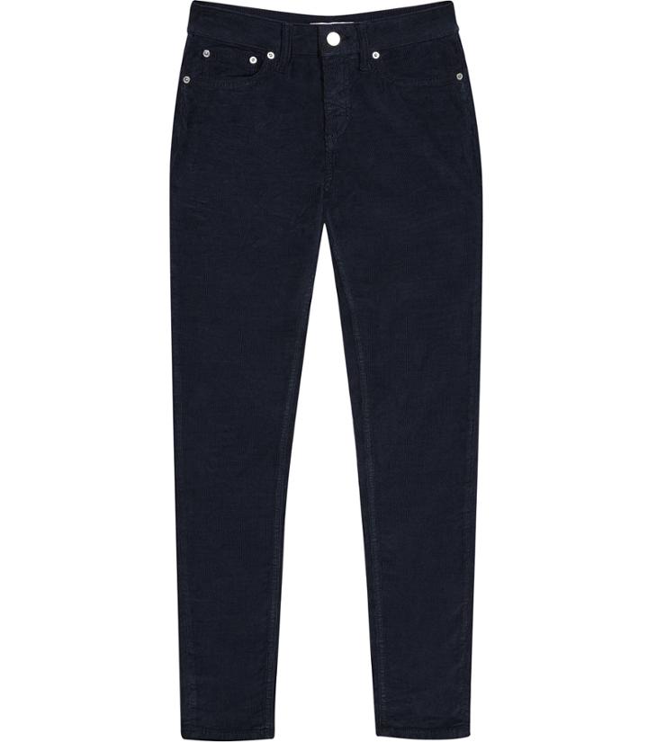 Reiss Joni - Womens Skinny Cords In Blue, Size 4