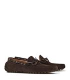 Reiss Benton - Mens Suede Driving Shoes In Brown, Size 7