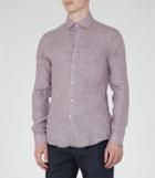Reiss Miquel - Mens Textured Shirt In Red, Size S