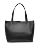 Reiss Broadway - Structured Leather Tote In Black, Womens