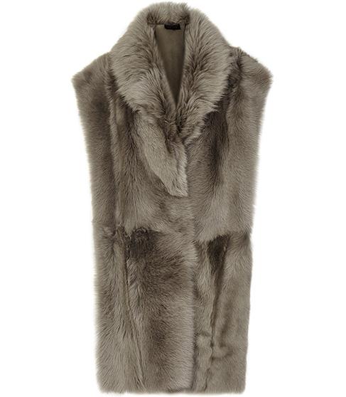 Reiss Lexi Reversible Shearling Gilet