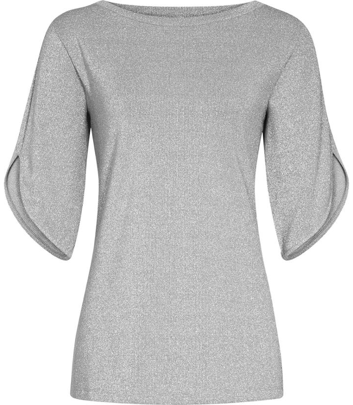 Reiss Tallis - Womens Metallic Top In Brown, Size Xs
