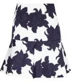 Reiss Ilse - Womens Jacquard Mini Skirt In Blue, Size 4