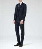 Reiss Monarch - Mens Modern-fit Suit In Blue, Size 36