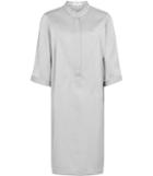 Reiss Mccarthy - Satin Shirt Dress In Grey, Womens, Size 0