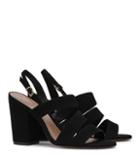 Reiss Naomi - Suede Block-heel Shoes In Black, Womens, Size 5