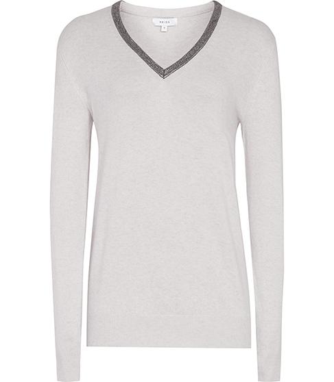 Reiss Torryn Embellished Jumper