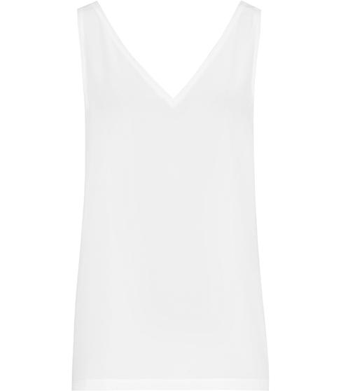 Reiss Mikaela Silk-front Tank Top
