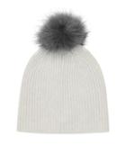 Reiss Cleo - Womens Knitted Bobble Hat In Grey
