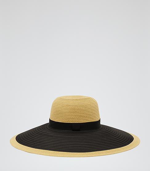 Reiss Taffy Wide-brim Straw Hat