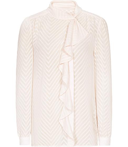 Reiss Price Textured Blouse