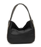 Reiss Lilah - Womens Chain-detail Shoulder Bag In Black, Size One Size