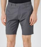 Reiss Wicker - Mens Tailored Cotton Shorts In Blue, Size 28