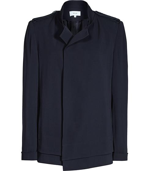 Reiss Magenta Fluid Jacket