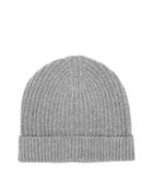 Reiss Milton - Mens Ribbed Beanie Hat In Grey