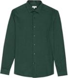 Reiss Hilson - Jersey Cotton Shirt In Green, Mens, Size Xs