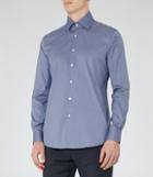Reiss Joshua - Fitted Shirt In Blue, Mens, Size S