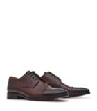 Reiss Finley - Mens Toe Cap Derby Shoes In Red, Size 9