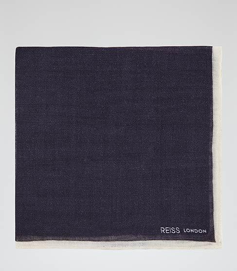 Reiss Crespa Wool Pocket Square