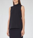 Reiss Sabrina - Sleeveless Top In Blue, Womens, Size 2