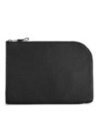 Reiss Bayfield - Grained Leather Pouch In Black, Mens