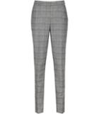 Reiss Musk Trouser - Womens Checked Tailored Trousers In Grey, Size 4