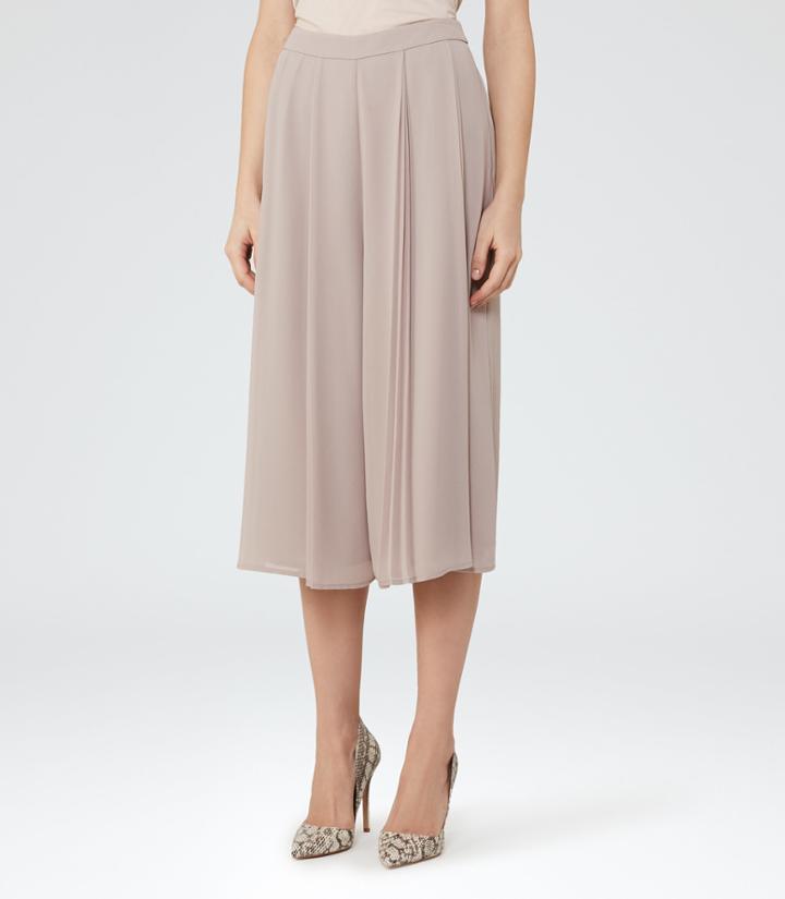 Reiss Julie - Womens Longline Culottes In Red, Size 4