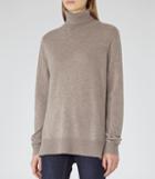 Reiss Rembi - Womens Cashmere-blend Jumper In Brown, Size L