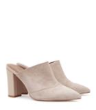 Reiss Amalia - Womens Suede Mules In Brown, Size 3