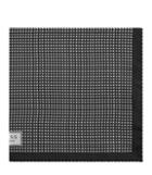 Reiss Hund - Silk Patterned Pocket Square In Black, Mens