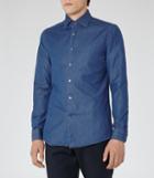 Reiss Marco - Mens Denim Shirt In Blue, Size S