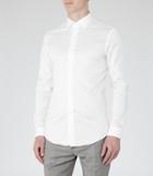 Reiss Steer - Slim-fit Shirt In White, Mens, Size Xs