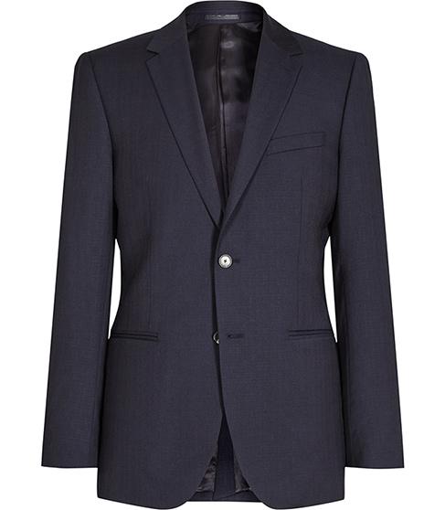 Reiss Pose B Textured Wool Blazer