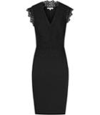 Reiss Joelie - Womens Lace-top Dress In Black, Size 4